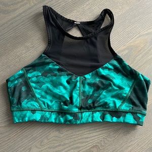 Lululemon mesh high neck sports bra